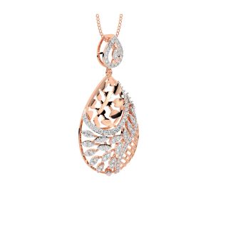 Ellie Round Diamond Office Wear Pendant